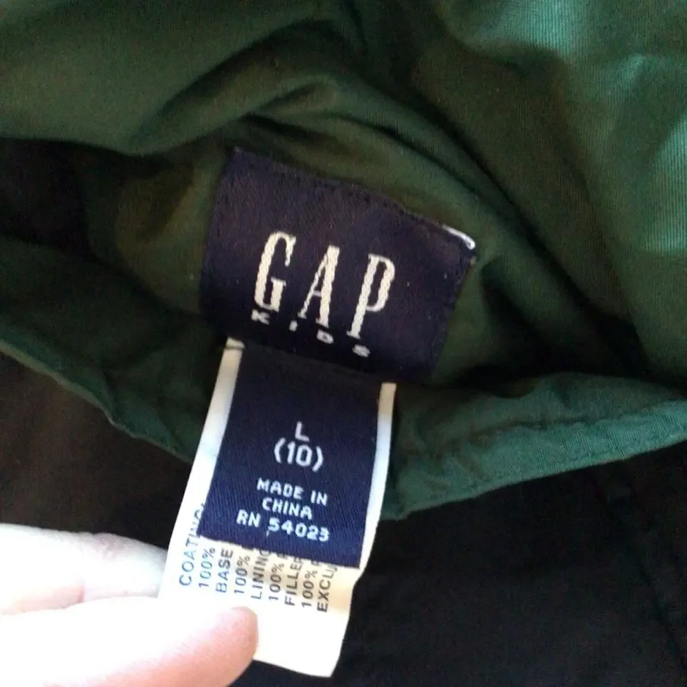 Gap Kids Reversible Puffer Vest size L(10)